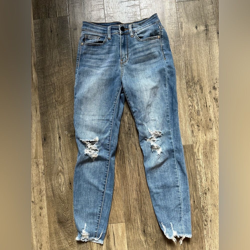 WOMENS JUDY BLUE DENIM JEANS SIZE 3